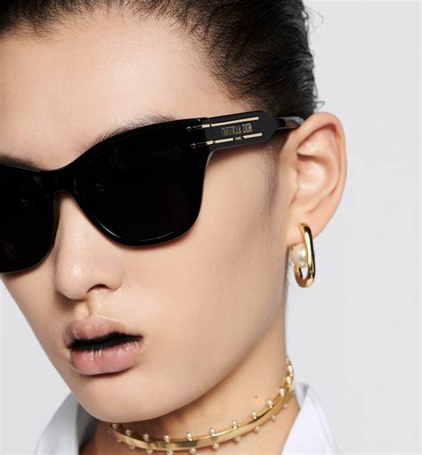 dior sunglasses 2021|DiorSignature B4I Black Butterfly Sunglasses .